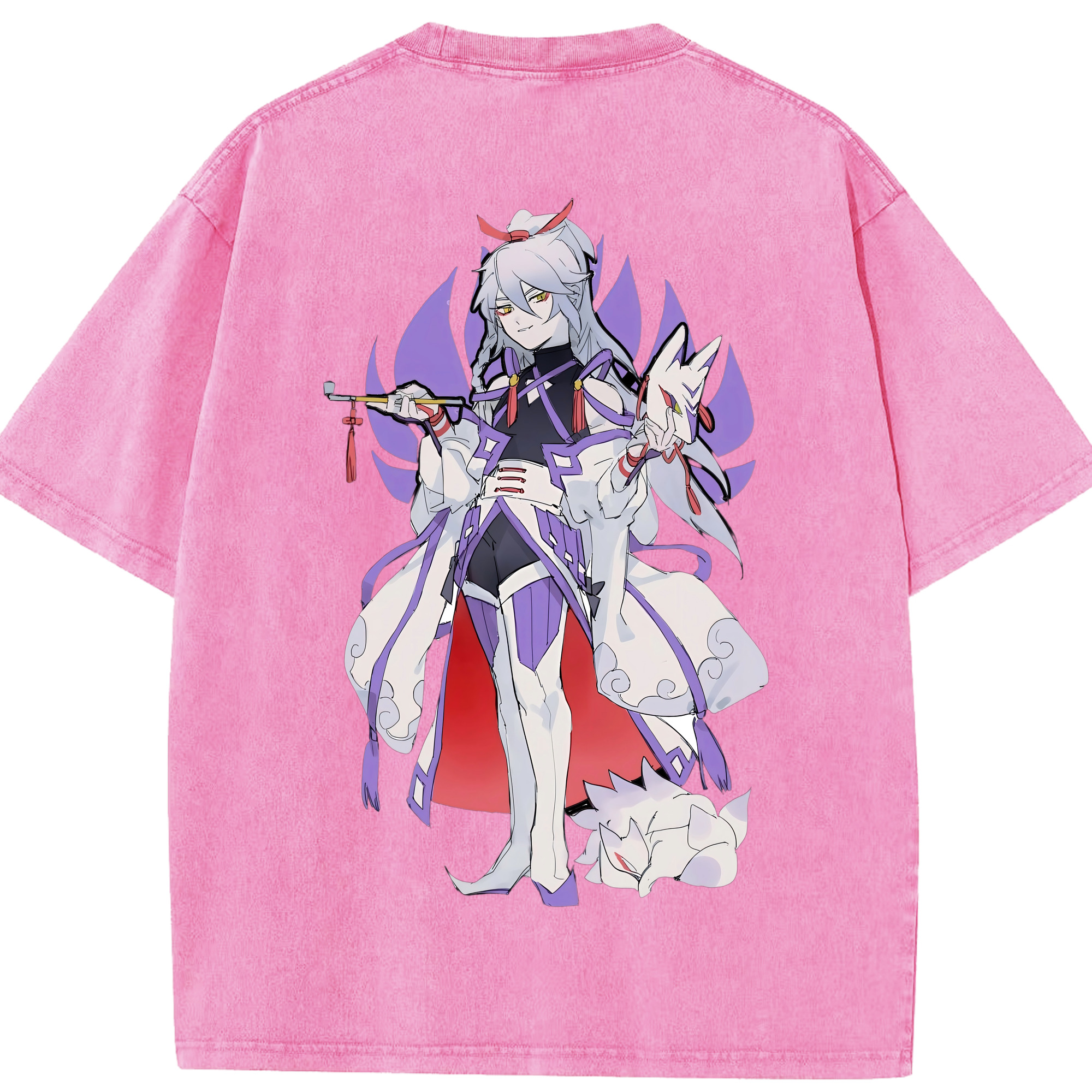 （画像用） 妖怪ウォッチ Yo-kai Watch 綿100% ヴィンテージ風 半袖Tシャツ（背面プリント）